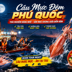 tour câu mực đêm Phú Quốc