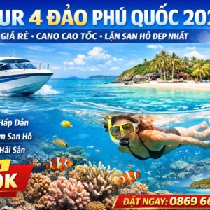 tour 4 đảo phú quốc