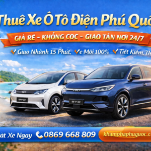 thuê xe ô tô điện 7 chỗ Phú Quốc